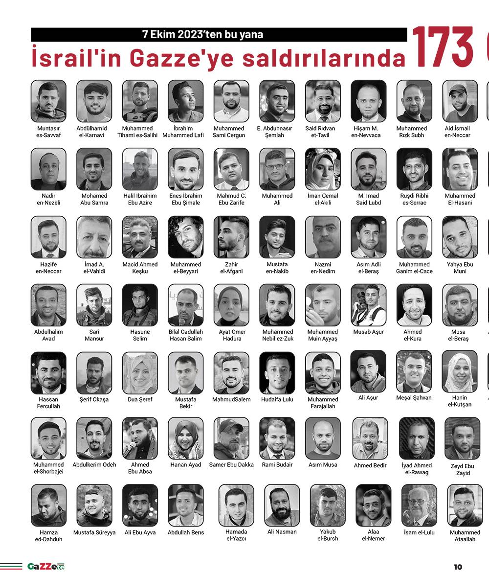 Gazetecilerin kaleminden Gazze 10