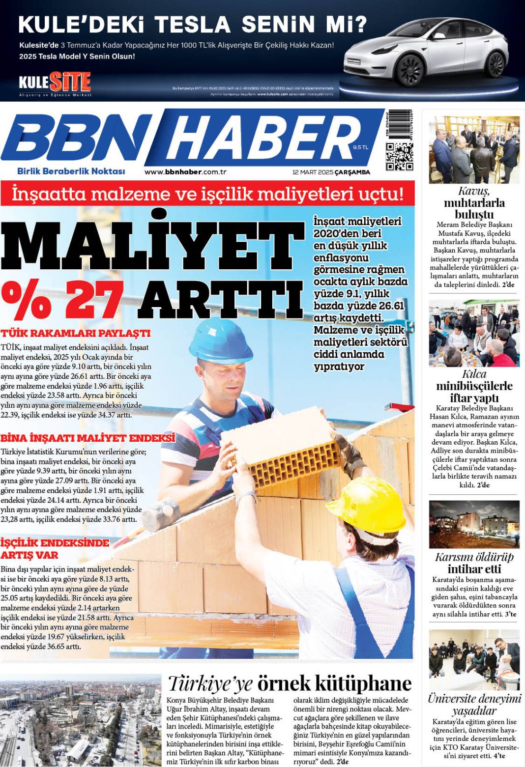 12 MART 2025 Çarşamba BBN Haber e Gazete 1