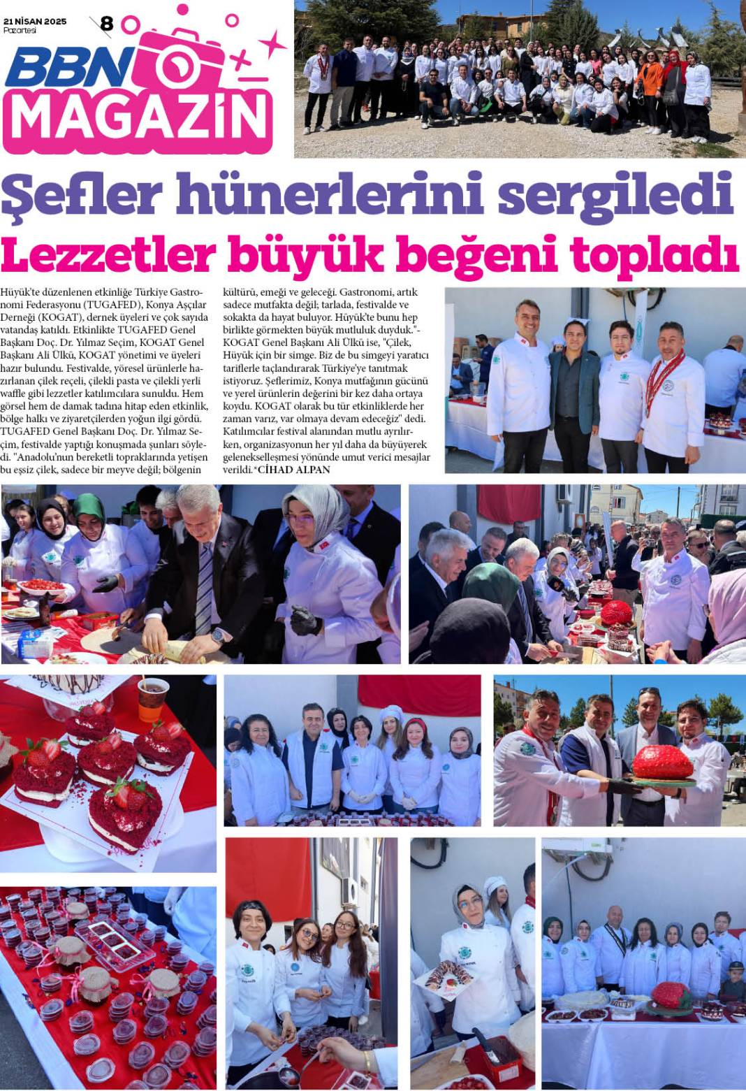 26 EYLÜL 2023 Salı BBN Haber e Gazete 8