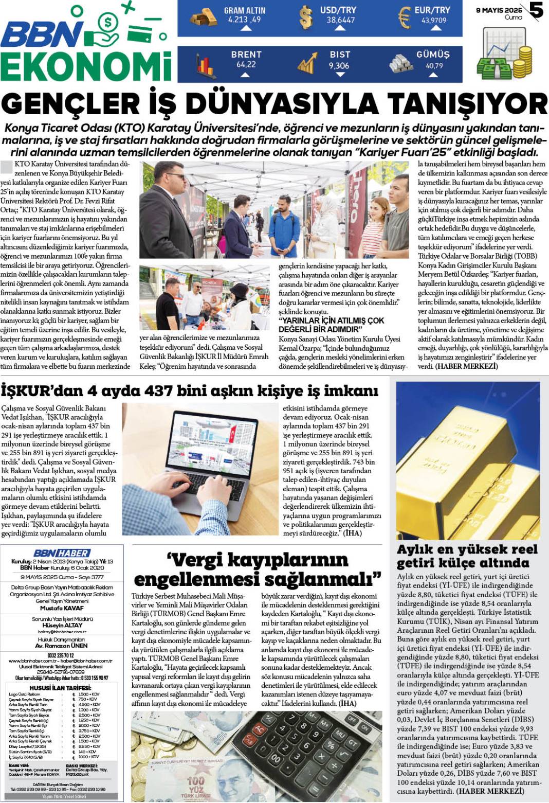 18 EKİM 2023 Çarşamba BBN Haber e Gazete 5