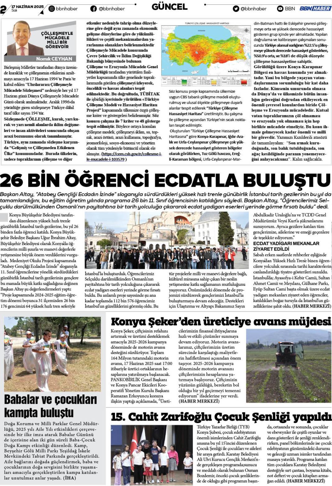 17 HAZİRAN 2025 Salı BBN Haber e Gazete 2