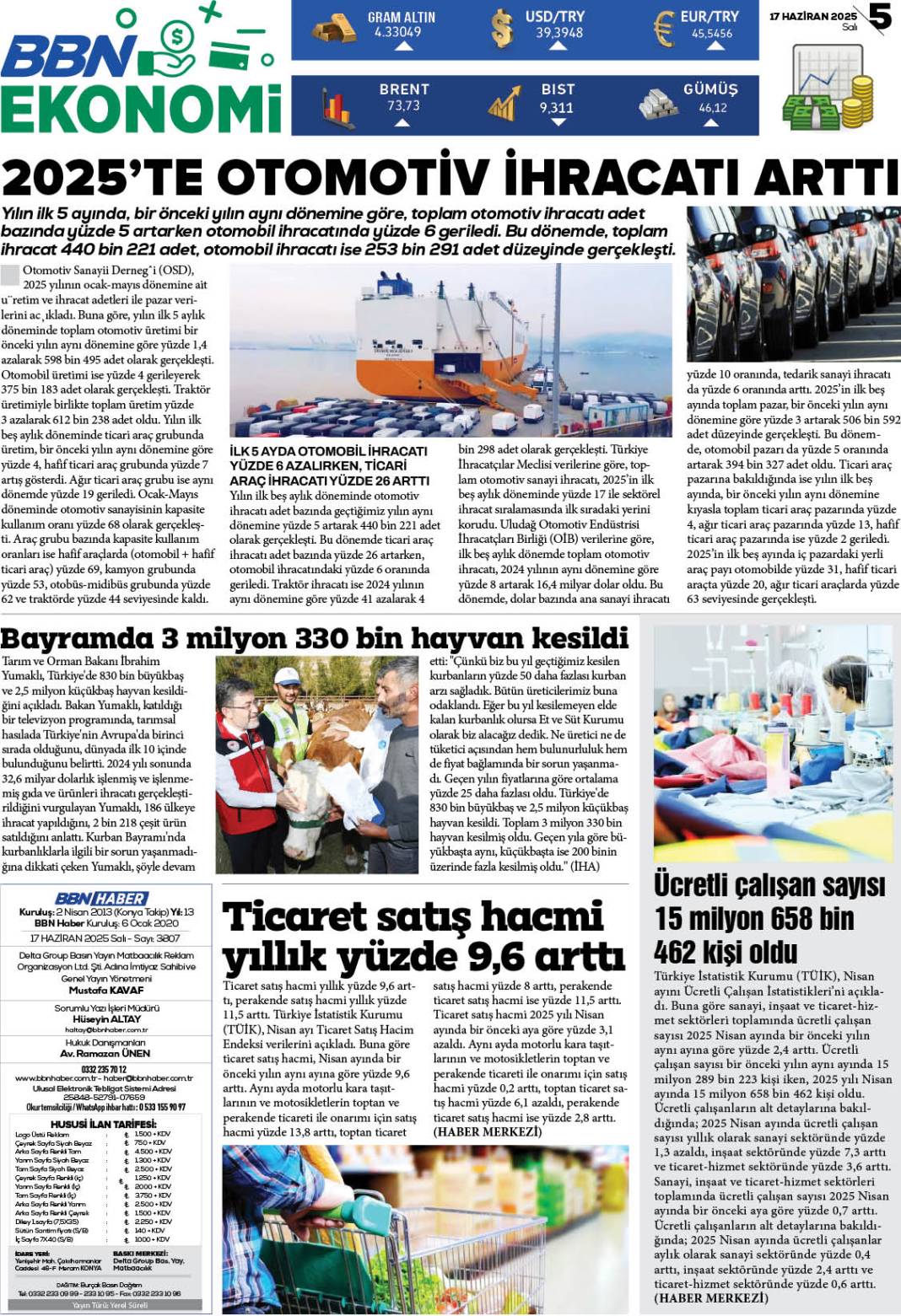 17 HAZİRAN 2025 Salı BBN Haber e Gazete 5