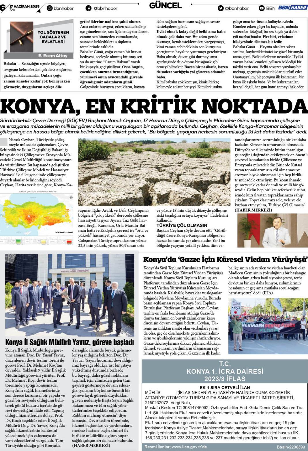 17 HAZİRAN 2025 Salı BBN Haber e Gazete 6