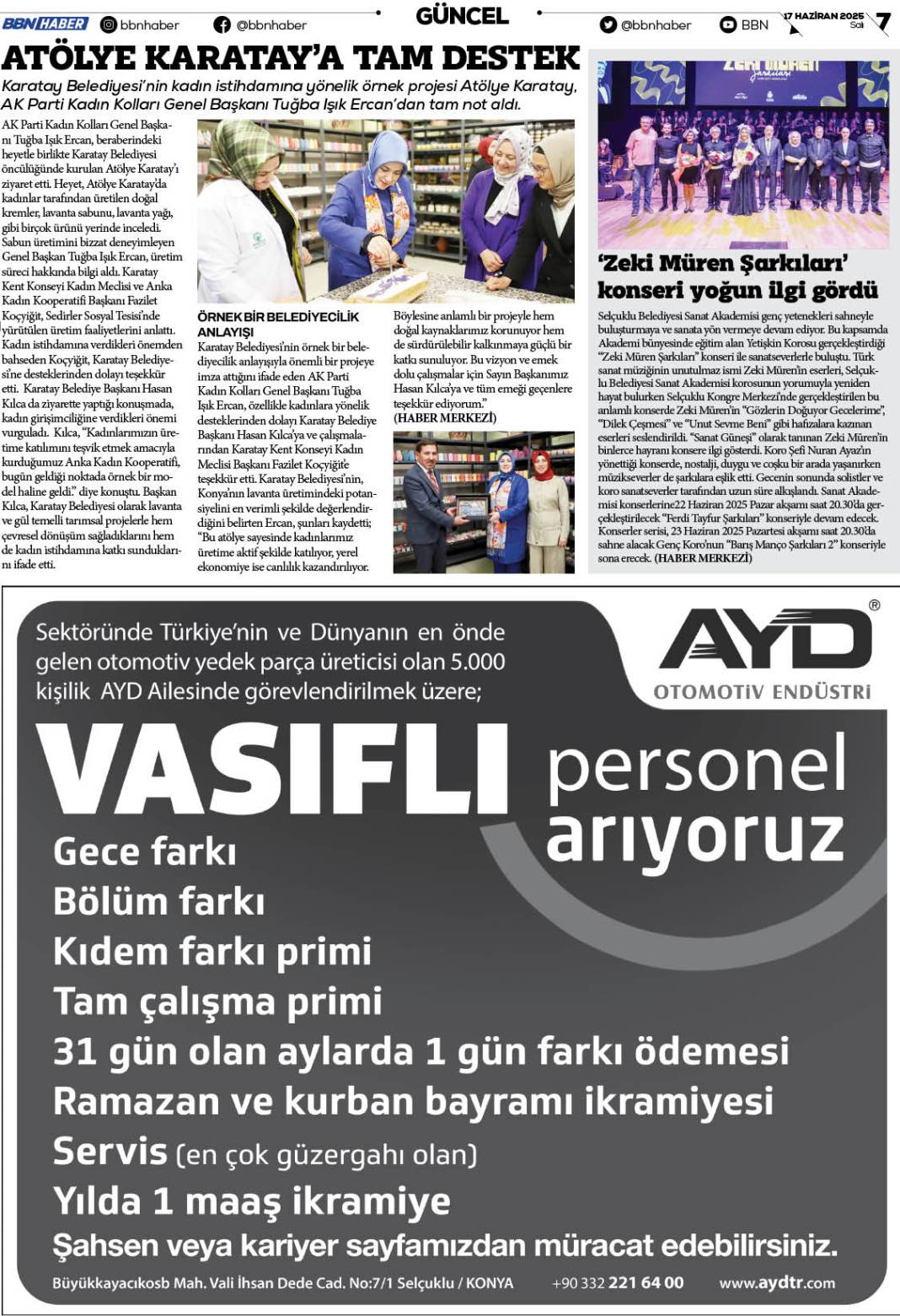 17 HAZİRAN 2025 Salı BBN Haber e Gazete 7