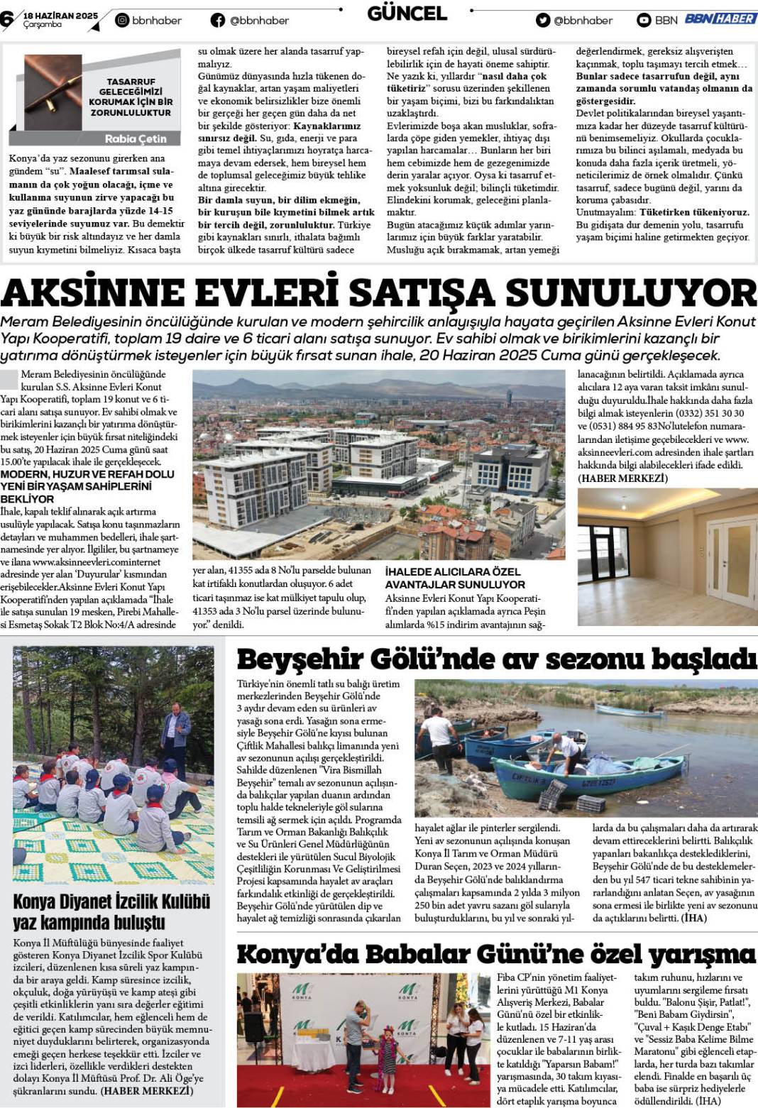18 HAZİRAN 2025 Çarşamba BBN Haber e Gazete 6
