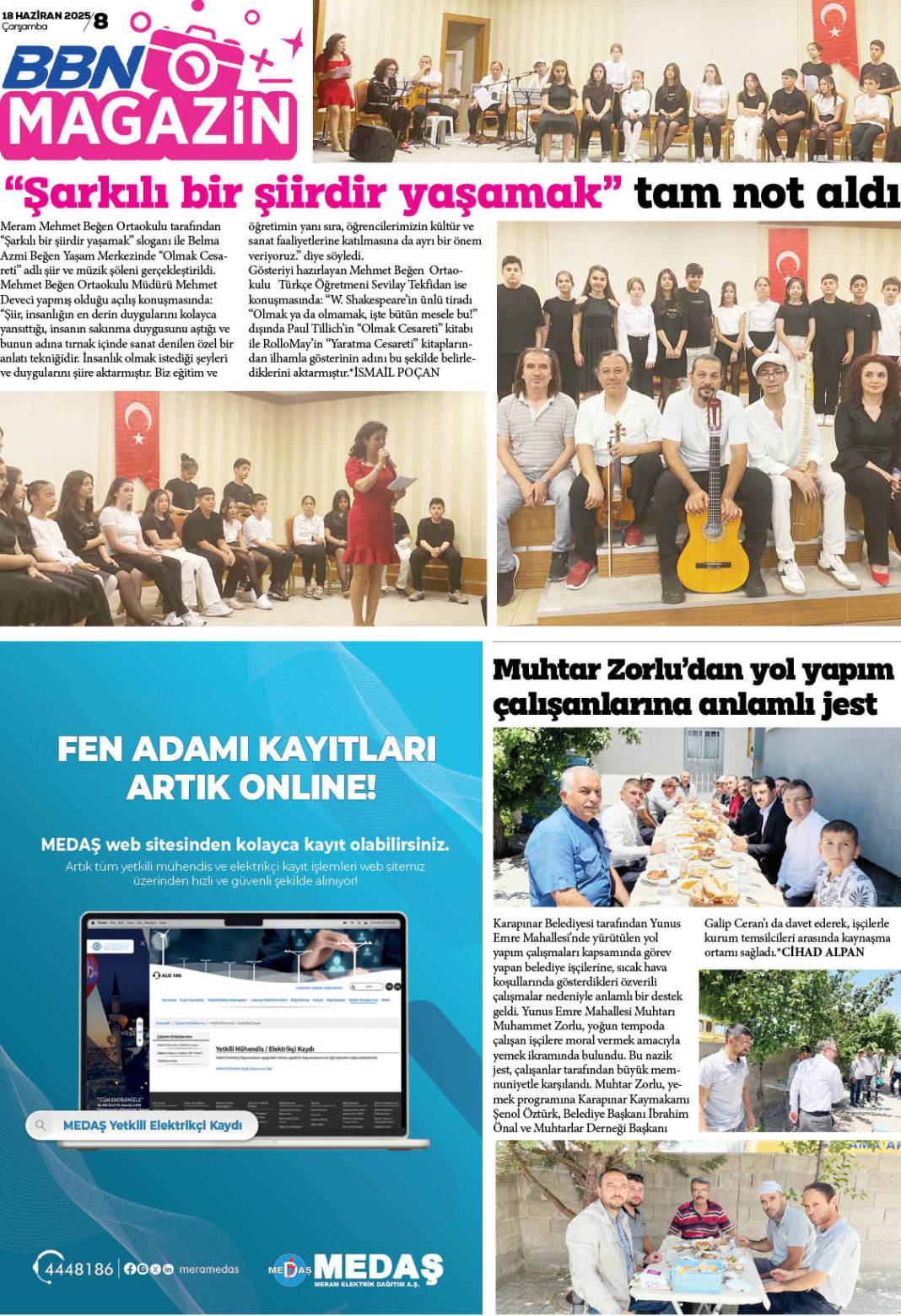 18 HAZİRAN 2025 Çarşamba BBN Haber e Gazete 8