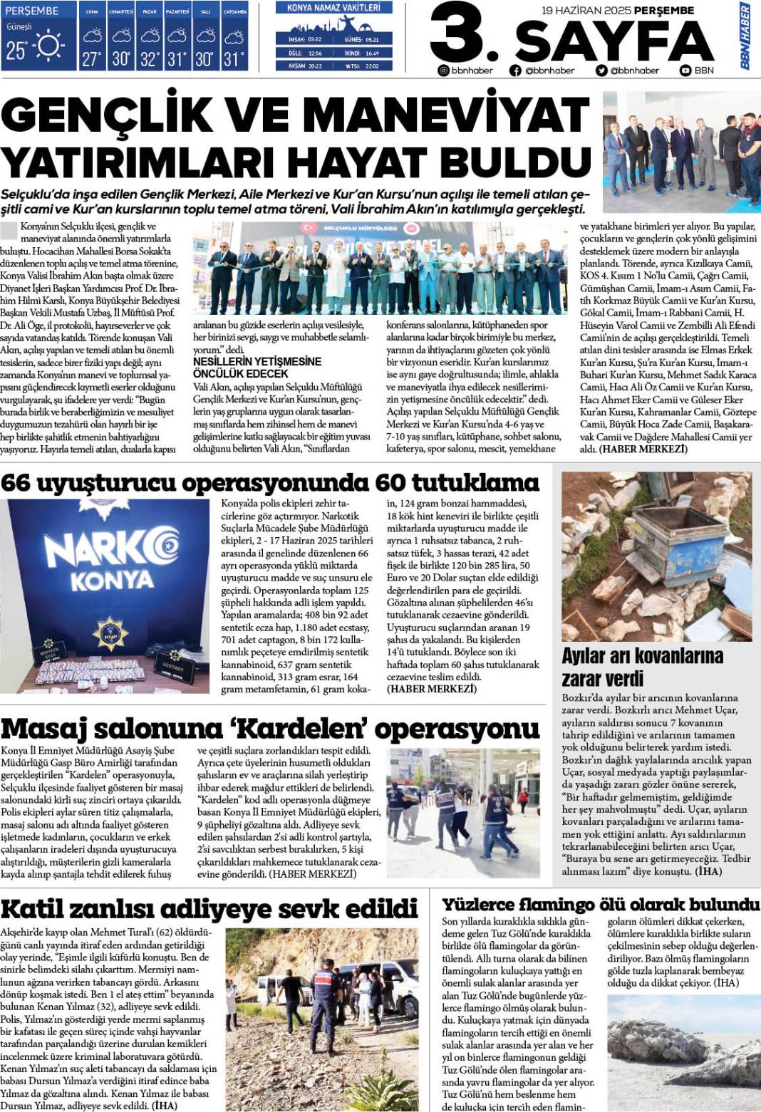 19 HAZİRAN 2025 Perşembe BBN Haber e Gazete 3