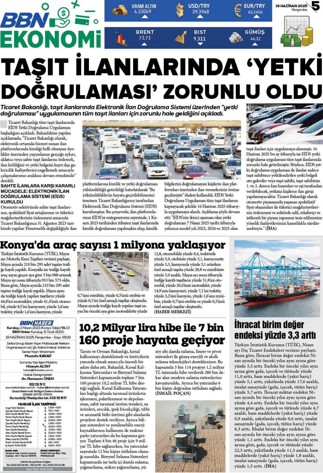 19 HAZİRAN 2025 Perşembe BBN Haber e Gazete 5