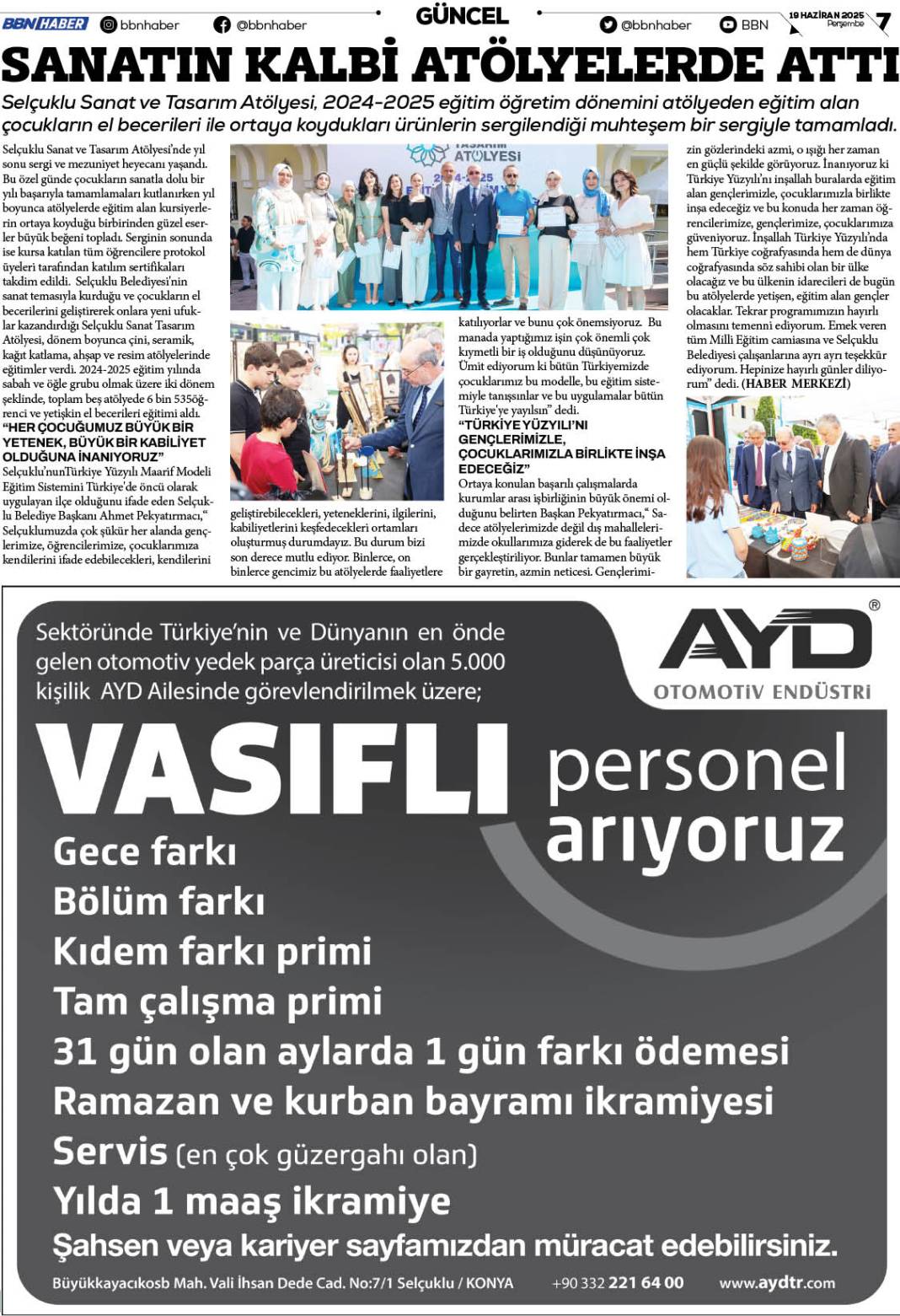 19 HAZİRAN 2025 Perşembe BBN Haber e Gazete 7