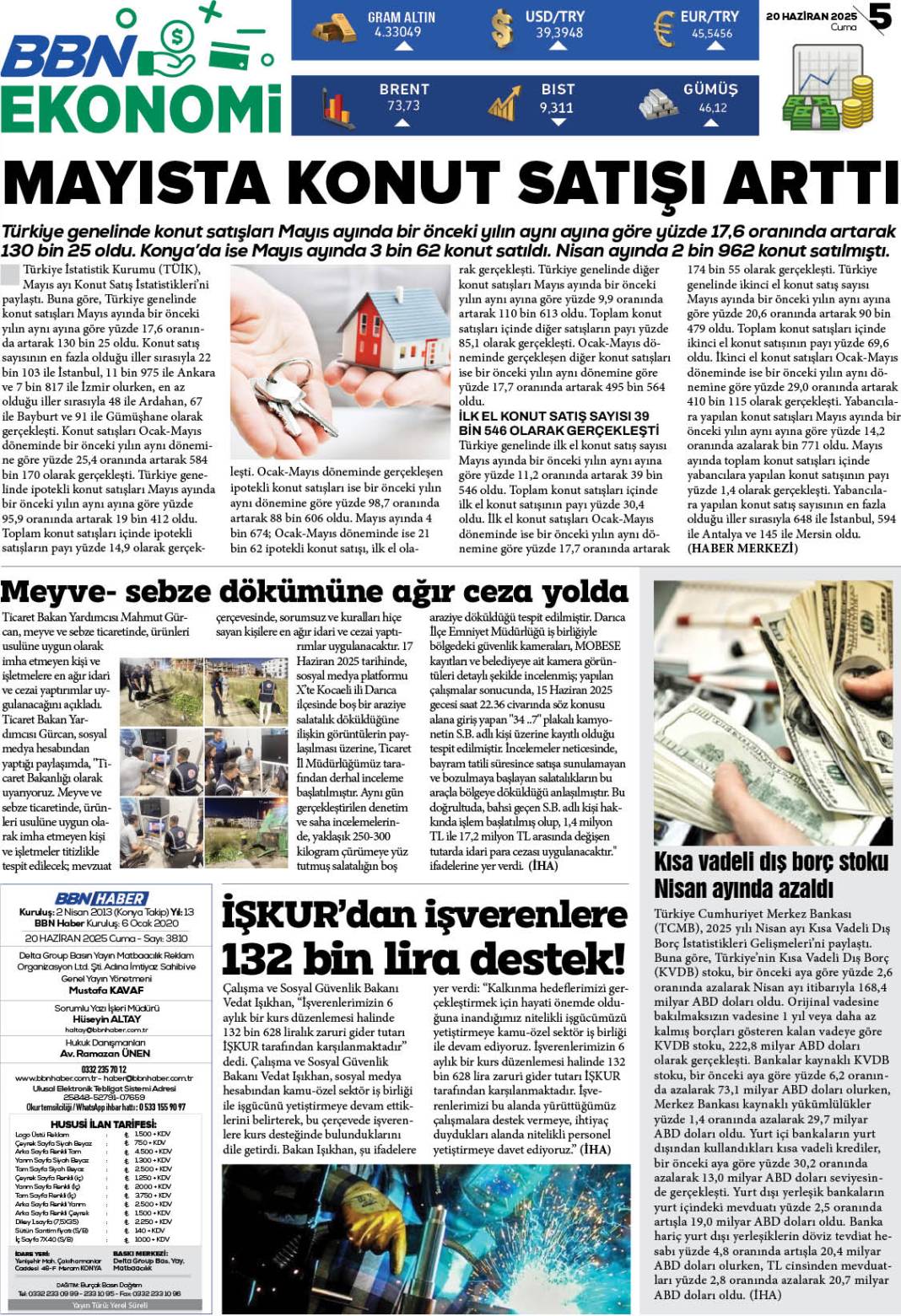 20 HAZİRAN 2025 Cuma BBN Haber e Gazete 5