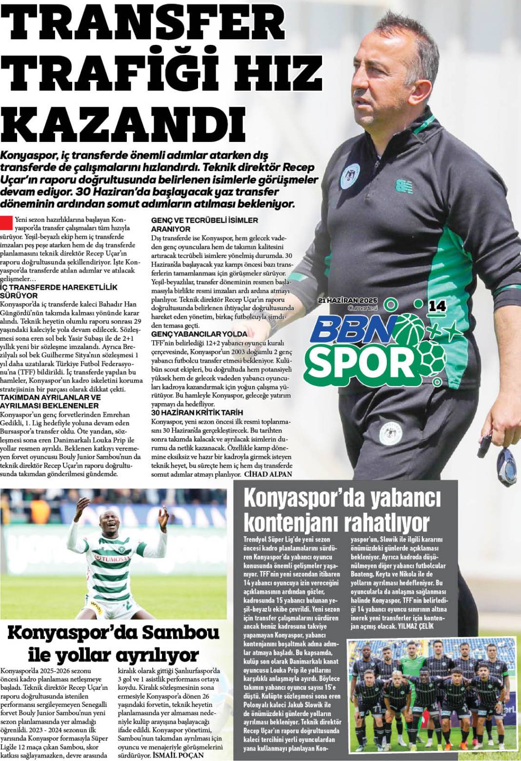 21 HAZİRAN 2025 Cumartesi BBN Haber e Gazete 14