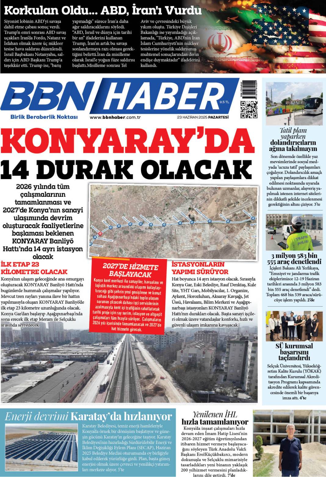 23 HAZİRAN 2025 Pazartesi BBN Haber e Gazete 1