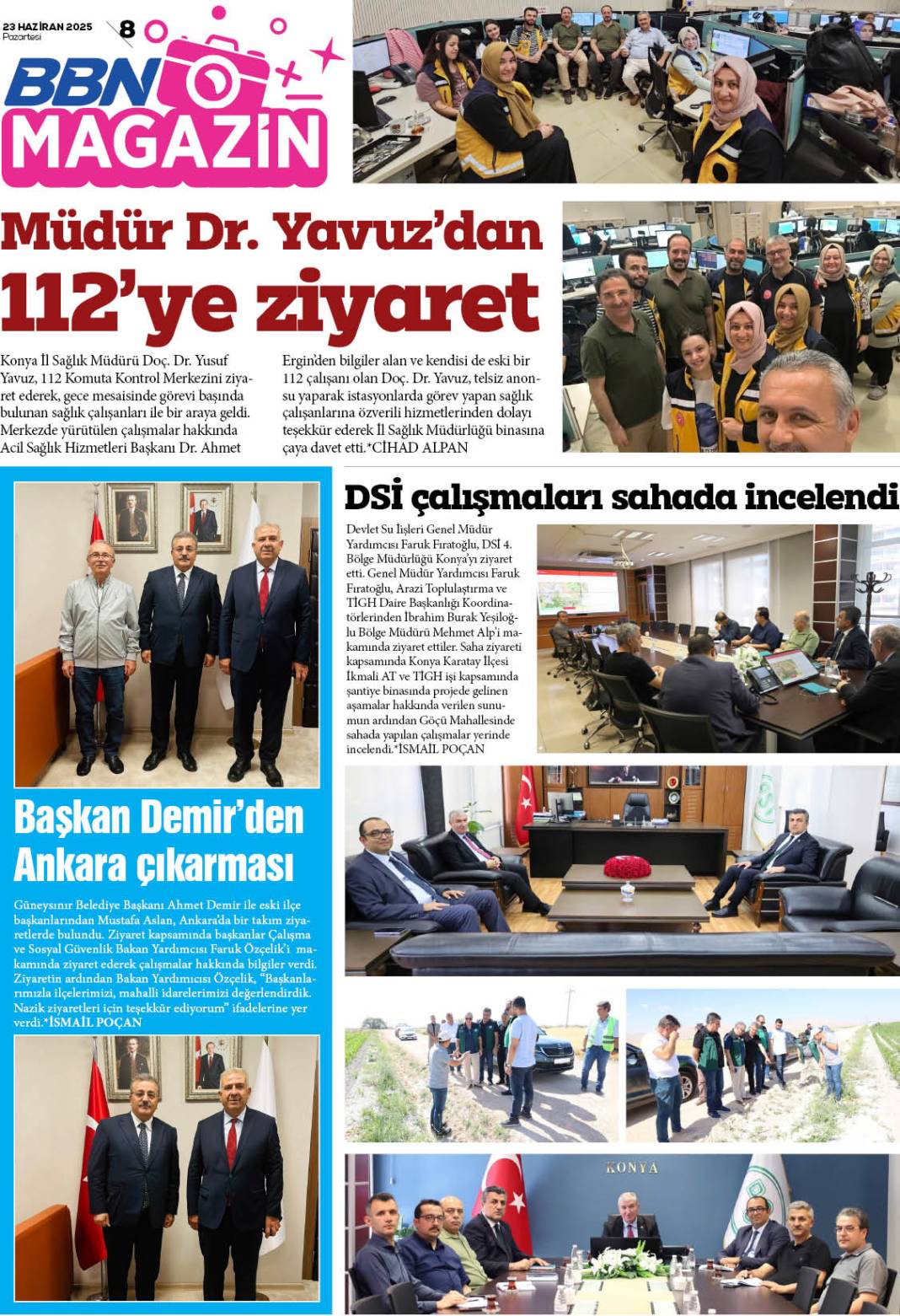23 HAZİRAN 2025 Pazartesi BBN Haber e Gazete 8