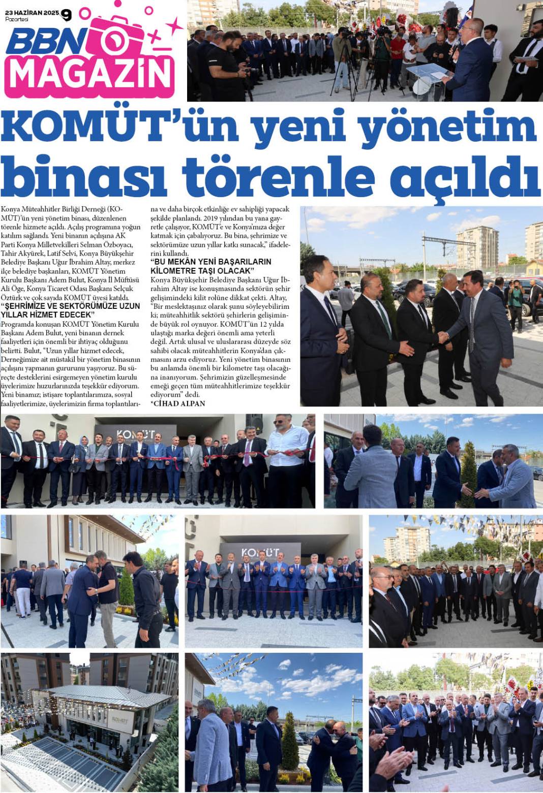 23 HAZİRAN 2025 Pazartesi BBN Haber e Gazete 9
