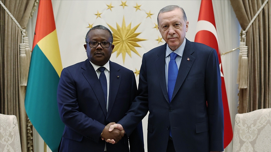 Cumhurbaşkanı Erdoğan, Gine Bissau Cumhurbaşkanı Embalo ile görüştü