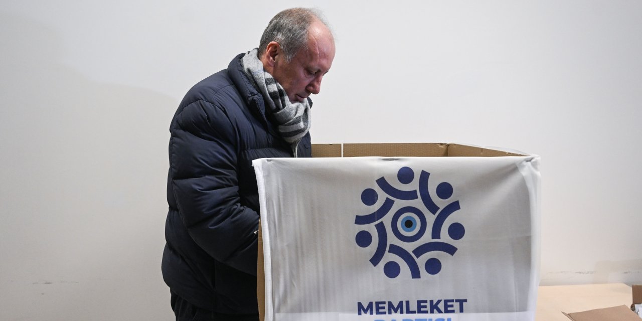 Memleket Partisi'nin Cumhurbaşkanı adayı Muharrem İnce oldu