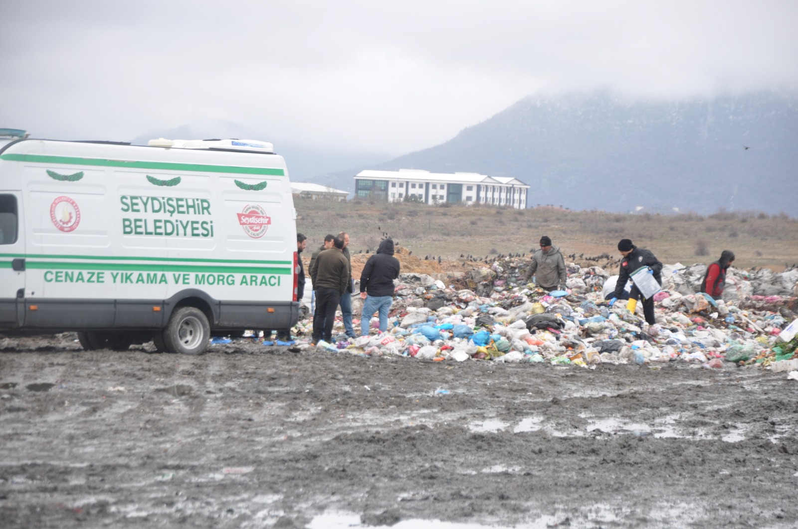 Konya'da çöplükte bebek cesedi bulundu