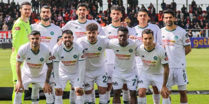 KONYASPOR'DA 3 PUAN HESAPLARI