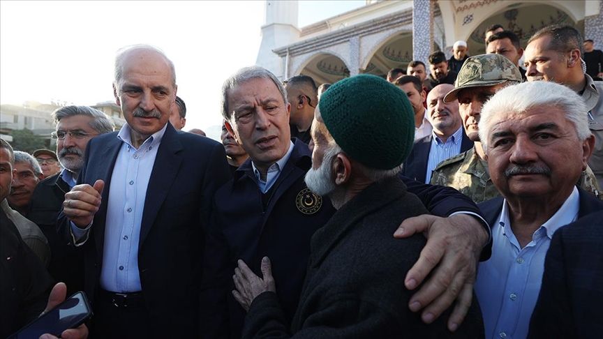 Bakan Akar ve TSK komuta kademesi Hatay'da