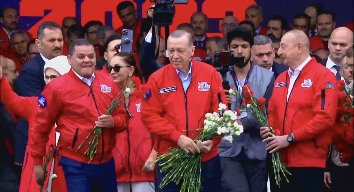 Erdoğan ve Aliyev TEKNOFEST'te