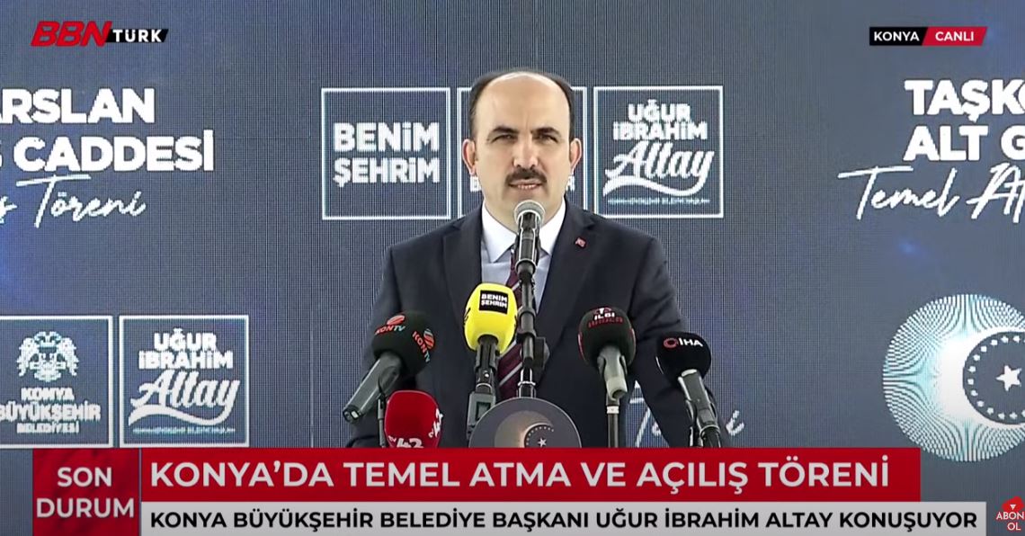 Konya'da temel atma töreni gerçekleştiriliyor