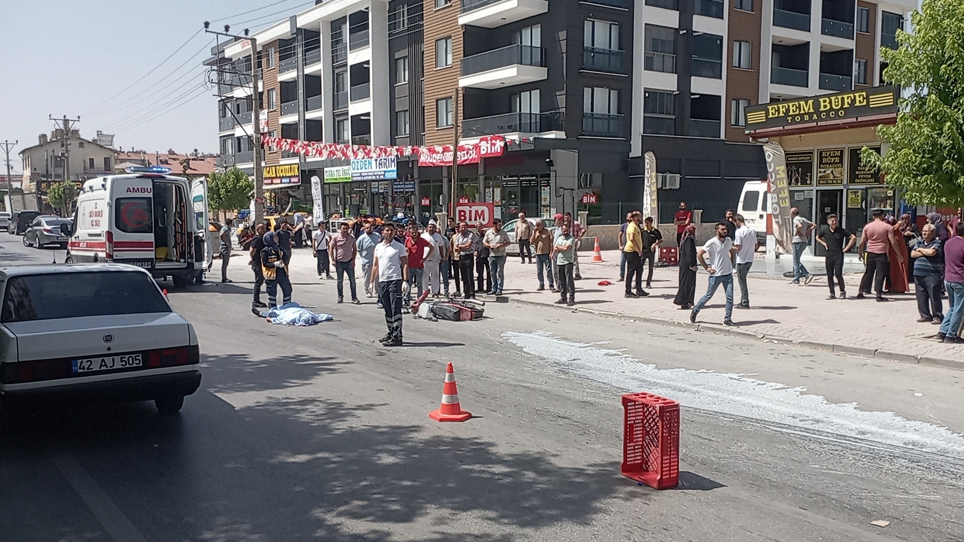 Konya'nın merkezinde ölümlü kaza!