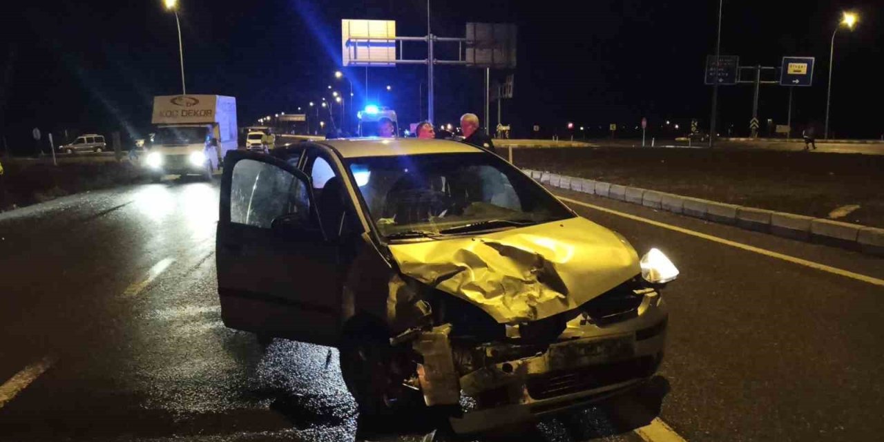 Konya’da otomobiller çarpıştı: 1 yaralı