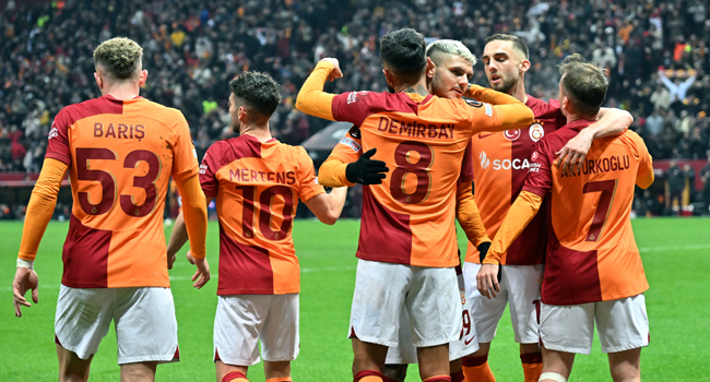 Galatasaray uzatmalarda avantajı kaptı