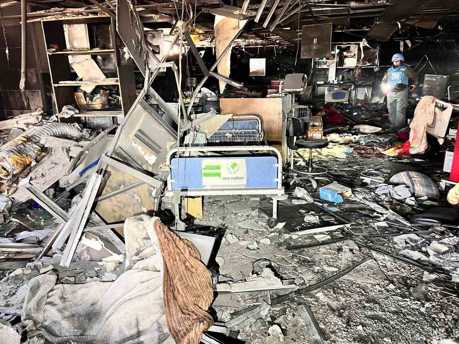 DSÖ Genel Direktörü Ghebreyesus, İsrail kuşatmasının ardından Şifa Hastanesi’ndeki yıkımı paylaştı
