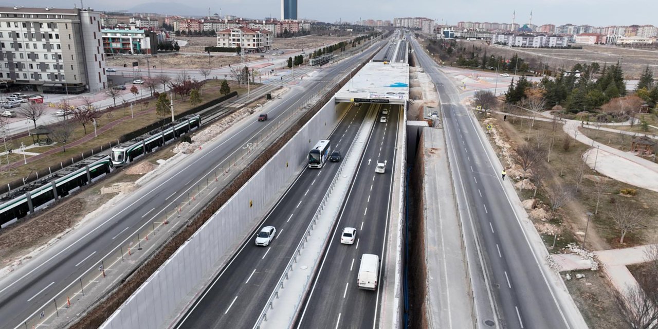 Konya'daki trafik sorununa bir neşter daha vuruldu