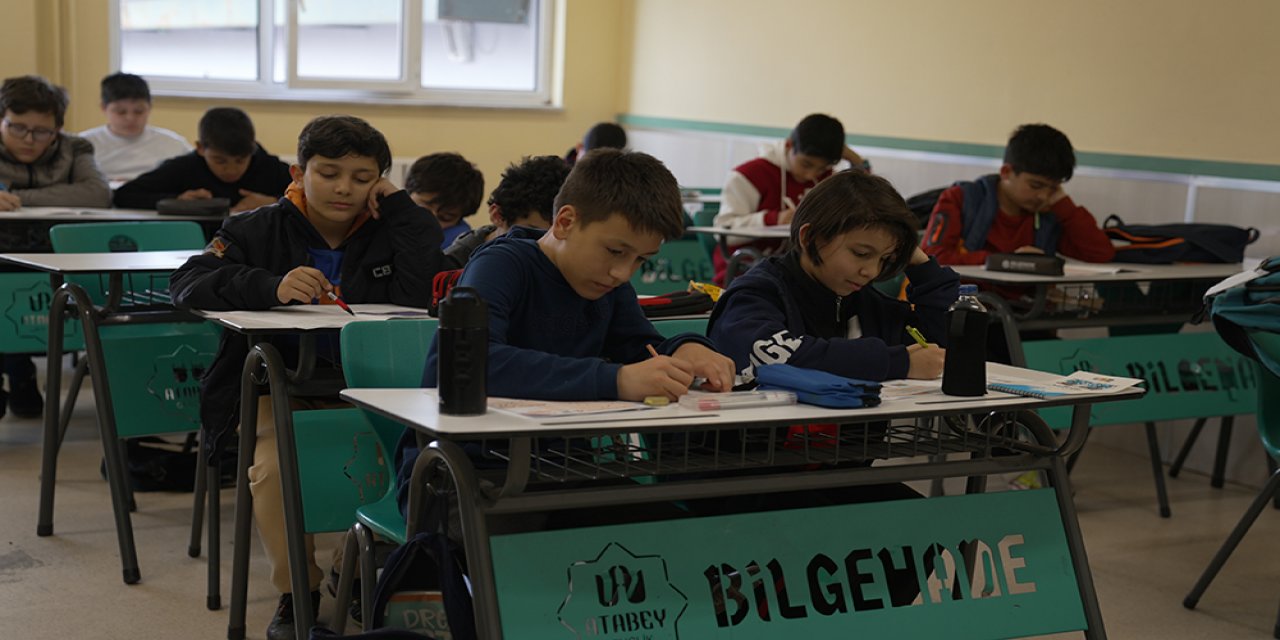 Konya'da deneme sınavları sürüyor