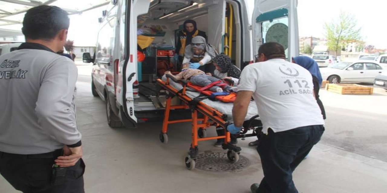 Konya'da 3. kattan düşen çocuk yaralandı