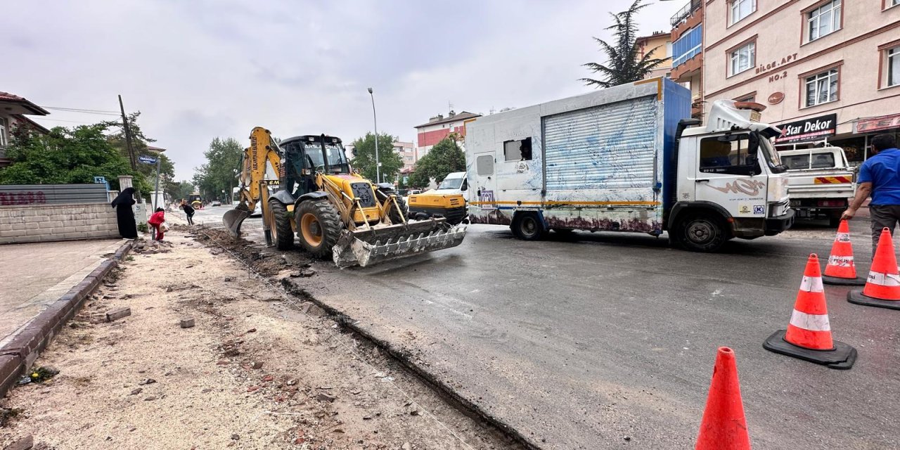 Konya'da cadde konforları artırılıyor