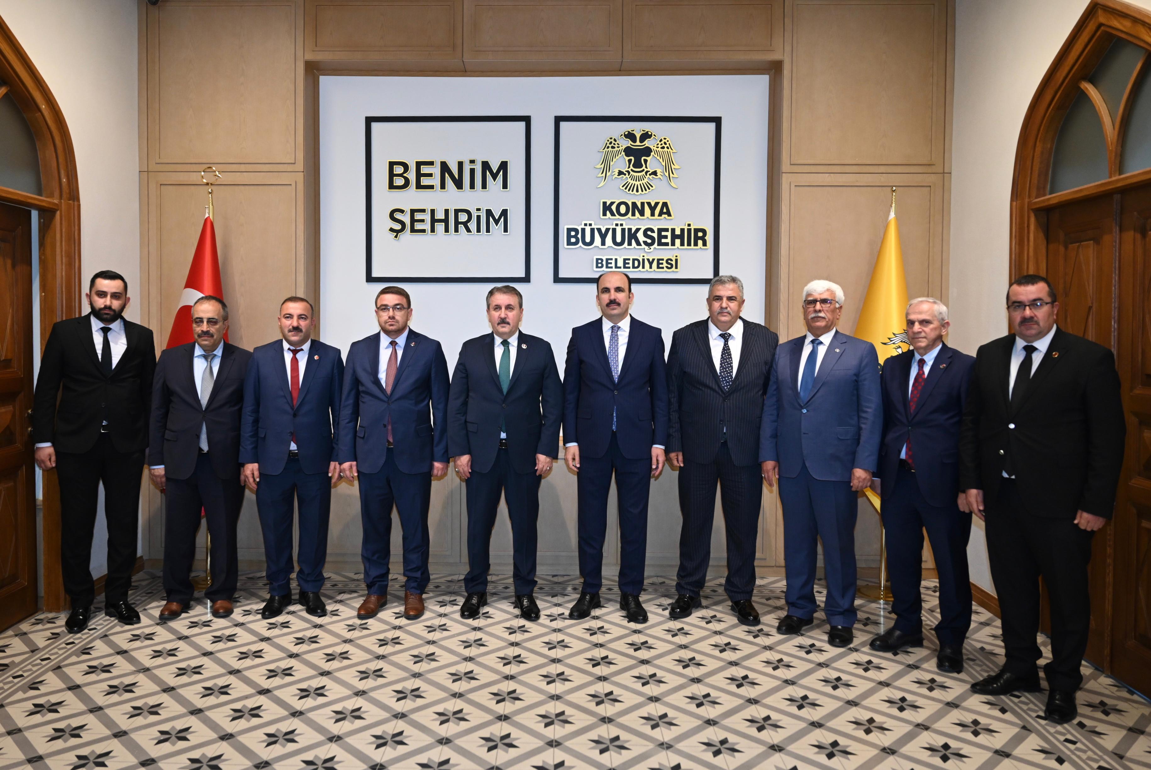 BBP Başkanı Destici'den Başkan Altay'a ziyaret