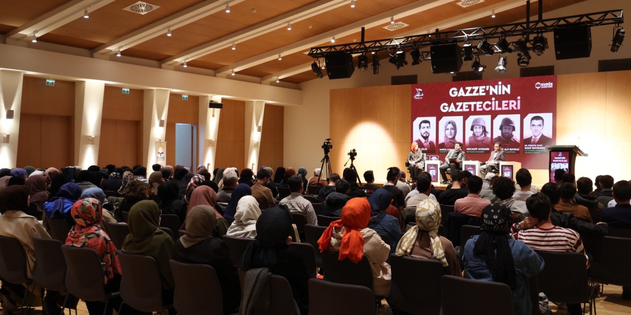 Konya'da Gazze'nin Gazetecileri konferansı düzenlendi