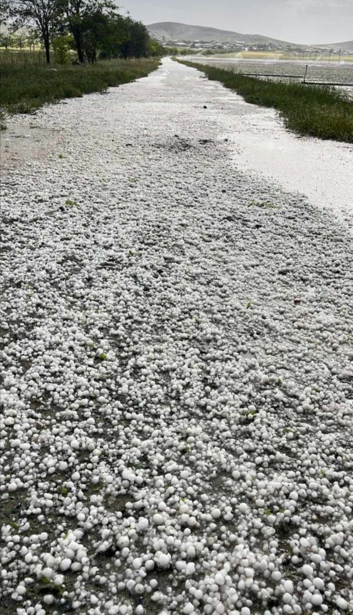 Konya'nın bu ilçesini de dolu vurdu