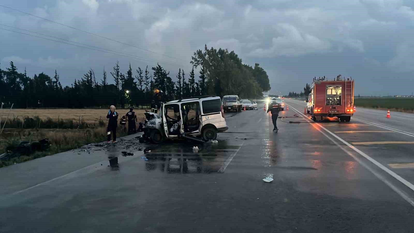 Yürekleri yakan kaza! 5 ölü, 2 ağır yaralı