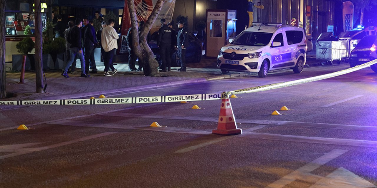 Konya’da gece saatlerinde silahlar konuştu