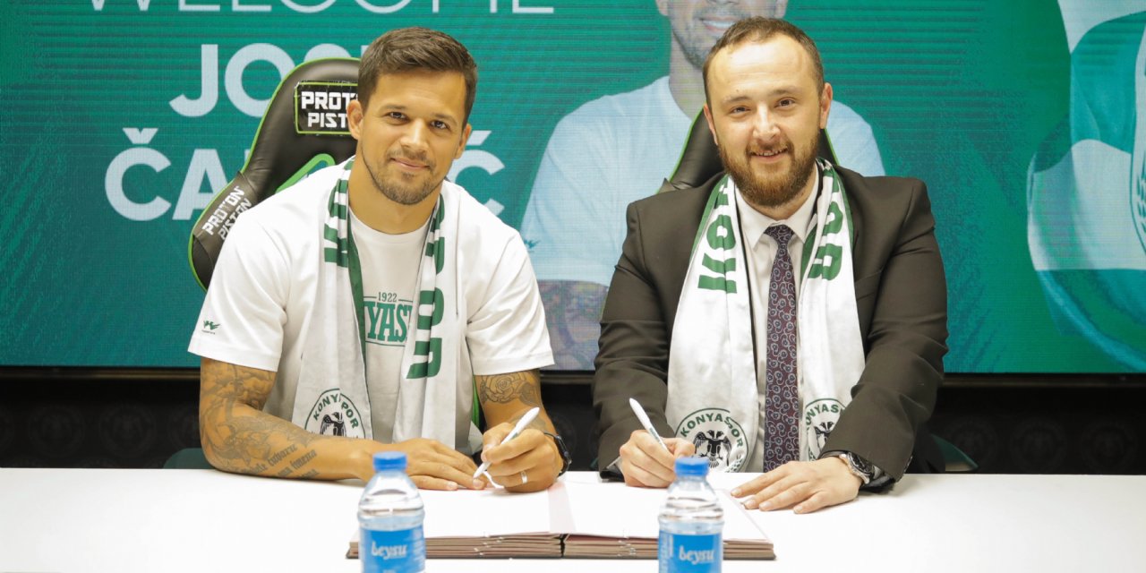 Konyaspor'dan savunma hattına transfer! Josip Calusic imzayı attı
