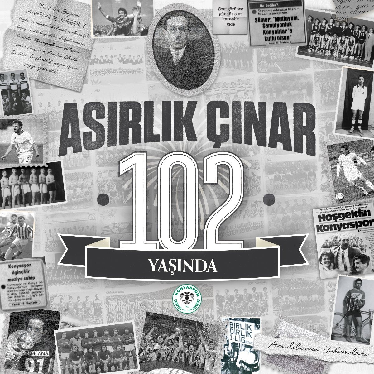 Konya'da temeller 102 yıl önce atıldı! Asırlık Çınar yeni yaşında