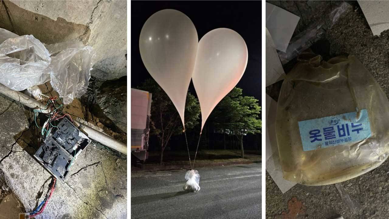 Kuzey Kore, Güney Kore’ye çöp dolu 350 balon daha gönderdi