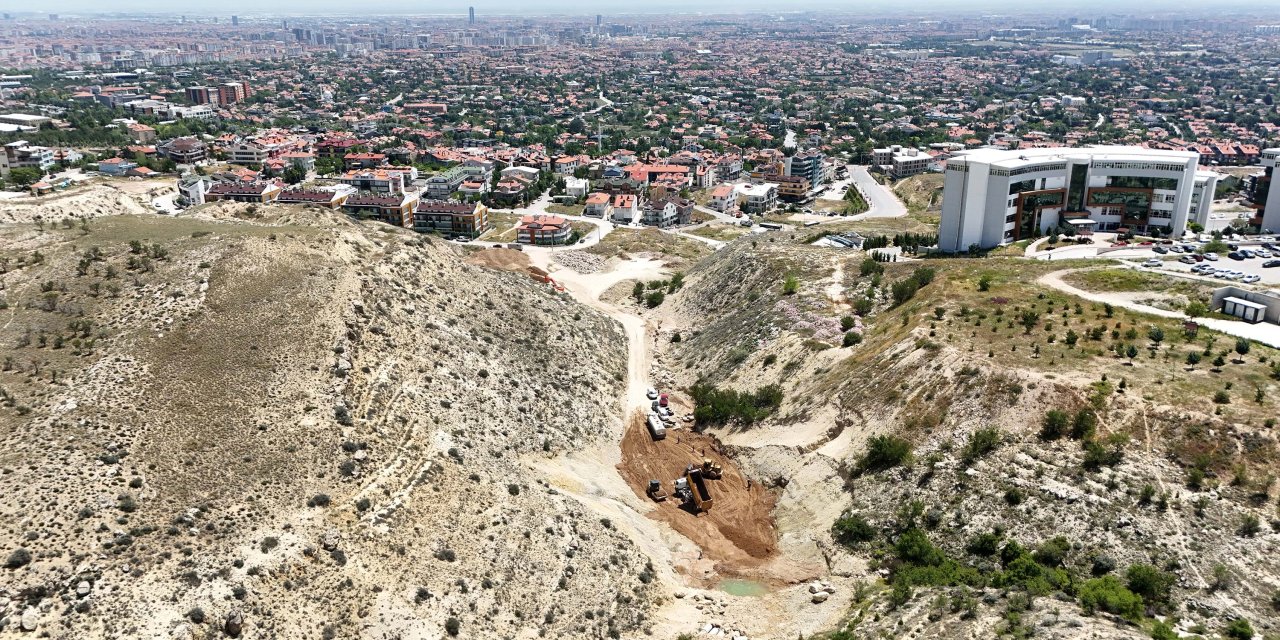 Konya'nın manzaralı üniversitesine gölet yapılacak