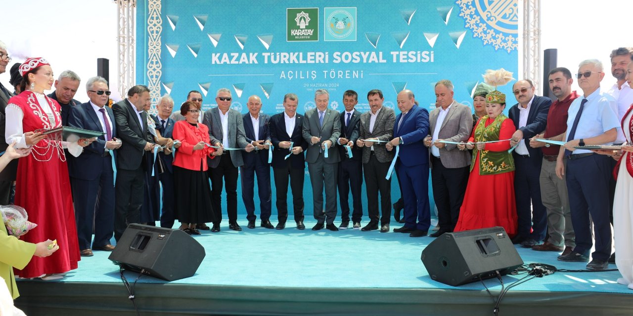 Konya'da Kazak halkları için sosyal tesis! Kültür yaşatılacak