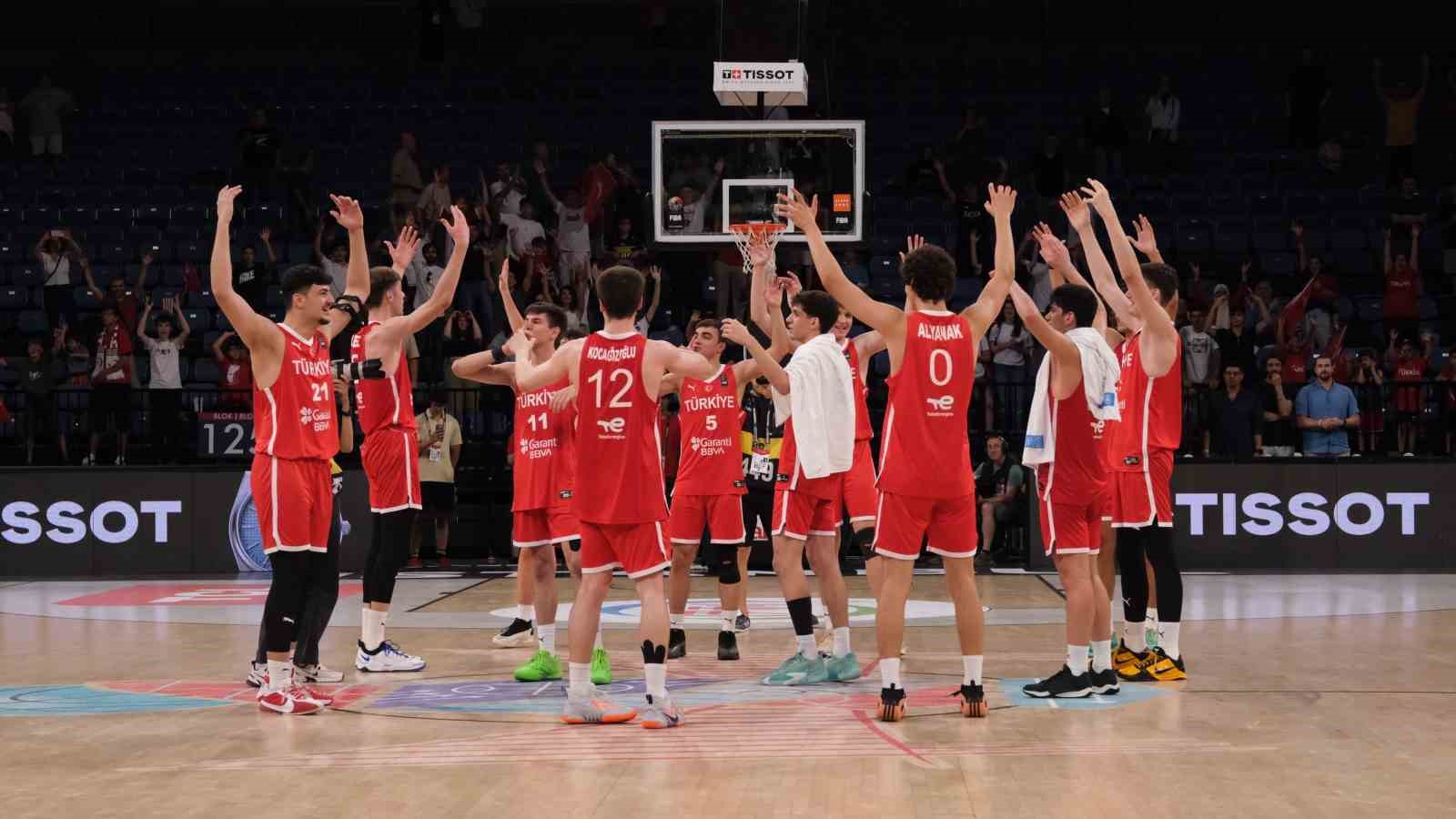 FIBA U17 Basketbol Dünya Kupası’nda Türkiye yarı finalde