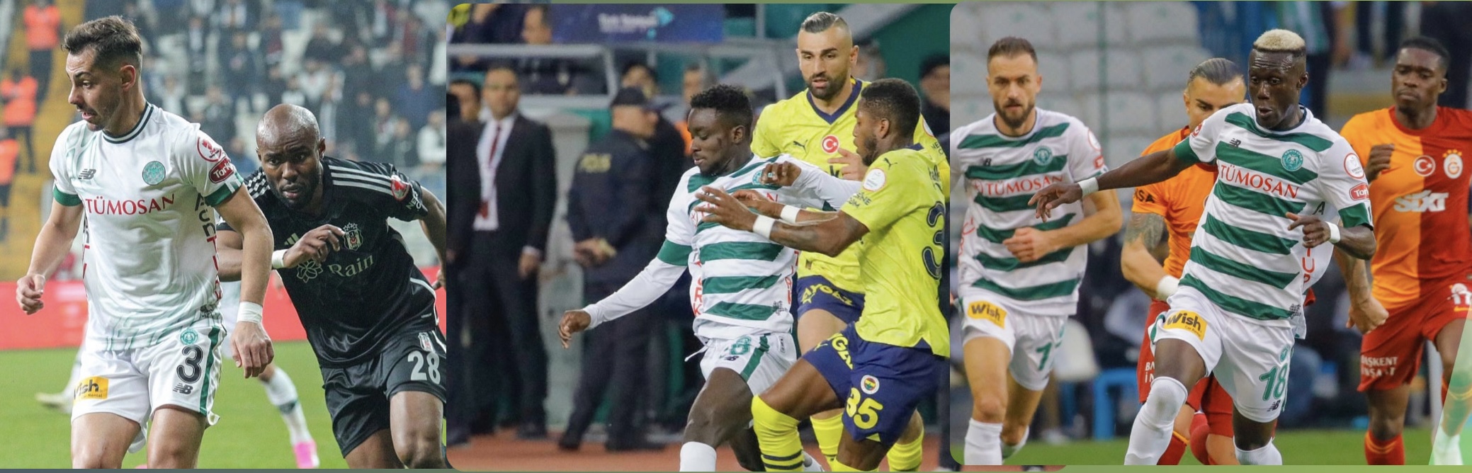 Konyaspor’un ilginç Galatasaray, Beşiktaş ve Fenerbahçe fikstürü! Son 4 sezon…