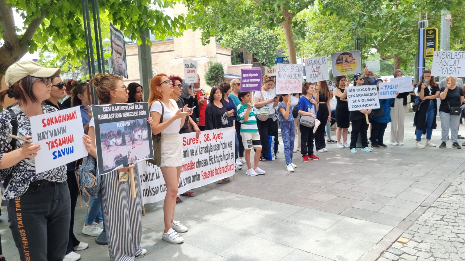 Konya'daki hayvanseverler ayaklandı! Protestolar sürüyor