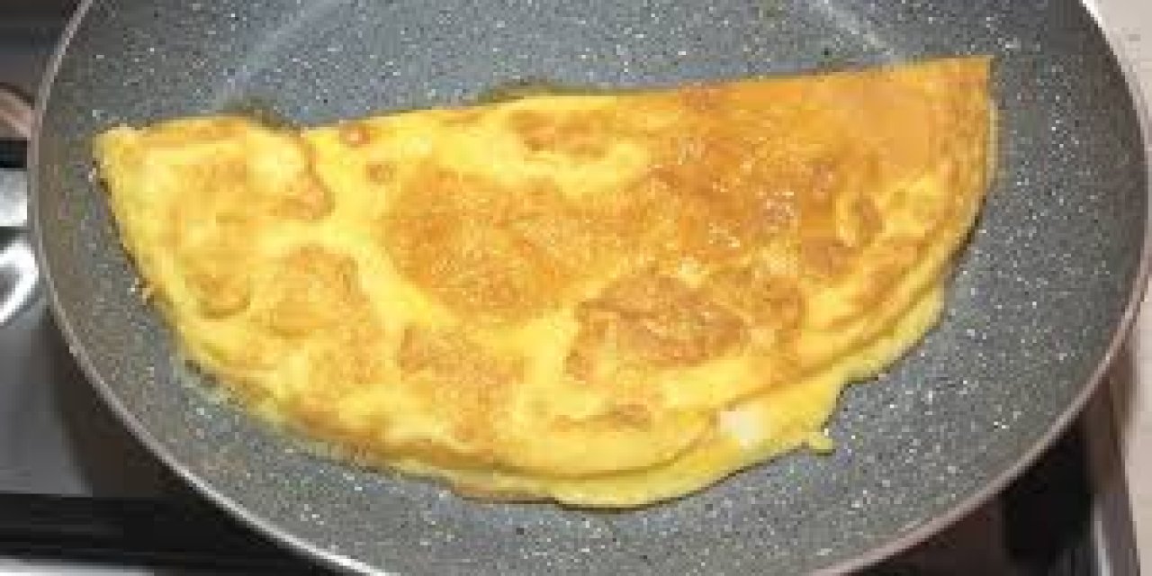 Tavanın dibine asla yapışmayacak. Omlet yaparken denemeniz gereken tarif