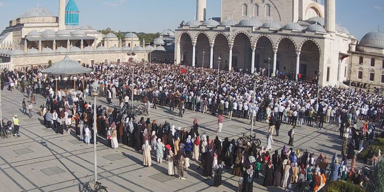 Konya, Şehit Haniye için kıyamda