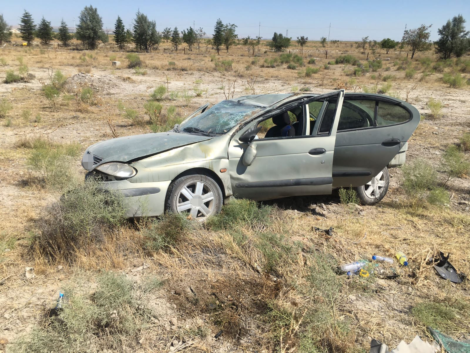 Konya’da otomobil takla attı: 7 yaralı