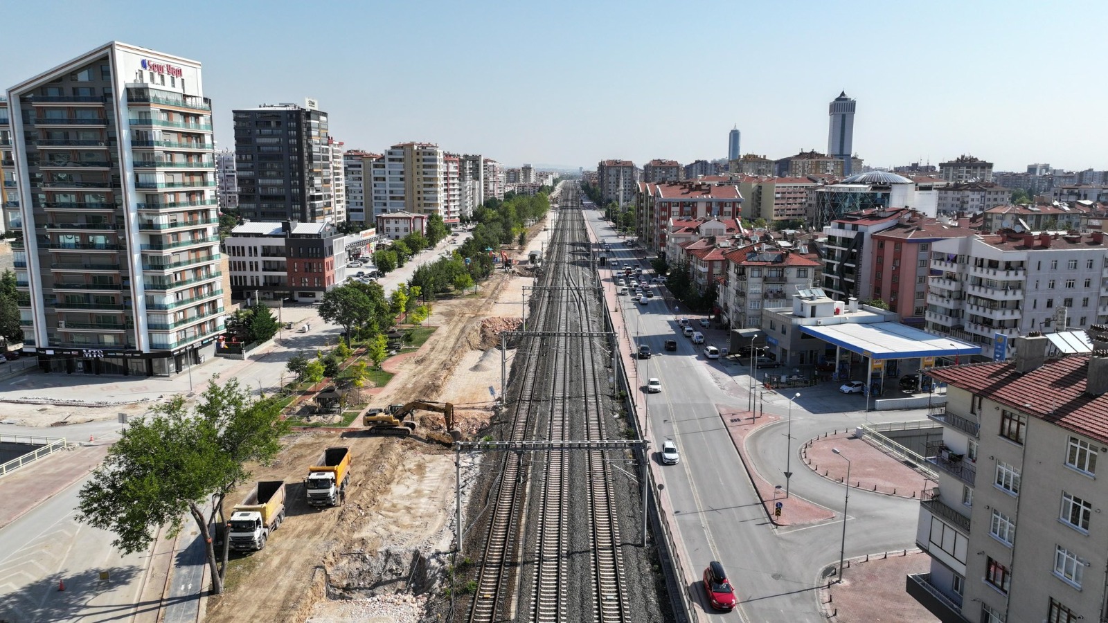 Bittiğinde Konya'nın ulaşıma nefes aldıracak proje hızla sürüyor